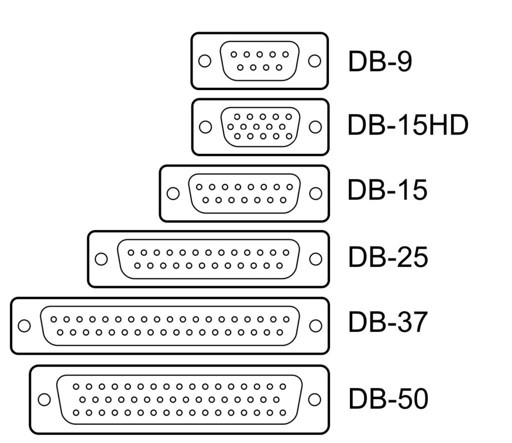 Assorted DB Connectors